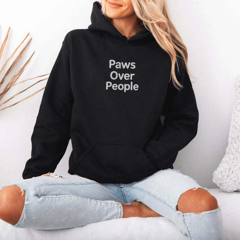 This cozy embroidered gem is perfect for those who would rather hang out with a wagging tail or a purring fluffball than deal with… well, humans.